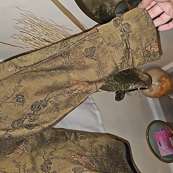 So Aida! Bird print jacket open front vintage m/l friends phoebe ✨️i0 - Picture 4 of 8